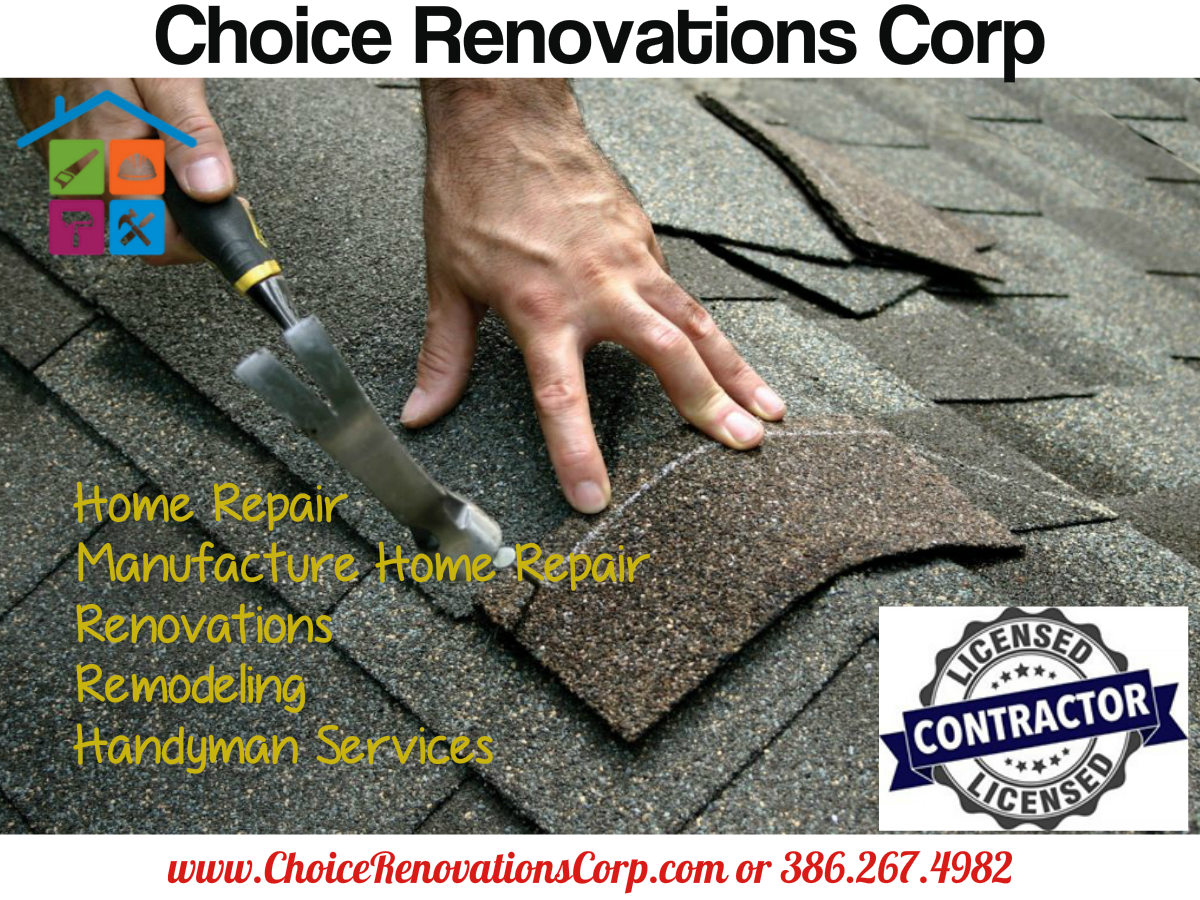 Roofing Repair by Choice Renovations Corp
